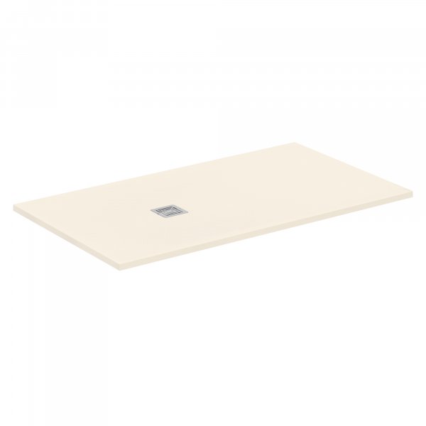 Ideal Standard Ultra Flat S+ 1600 x 900mm Sand Rectangular Shower Tray