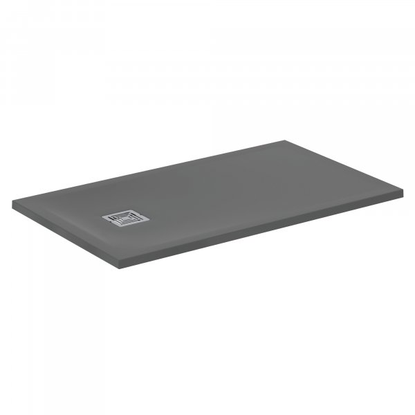 Ideal Standard Ultra Flat S+ 1200 x 700mm Grey Rectangular Shower Tray