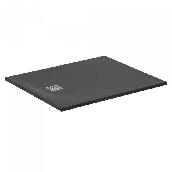 Ideal Standard Ultra Flat S+ 1200 x 1000mm Black Rectangular Shower Tray