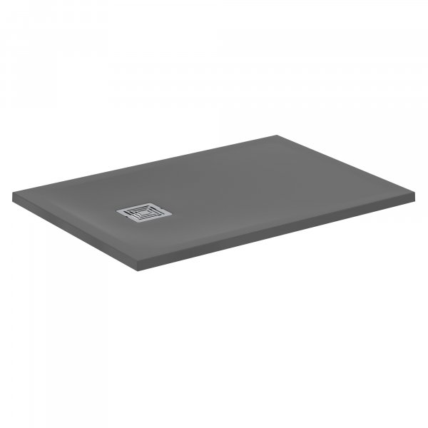 Ideal Standard Ultra Flat S+ 1000 x 700mm Grey Rectangular Shower Tray