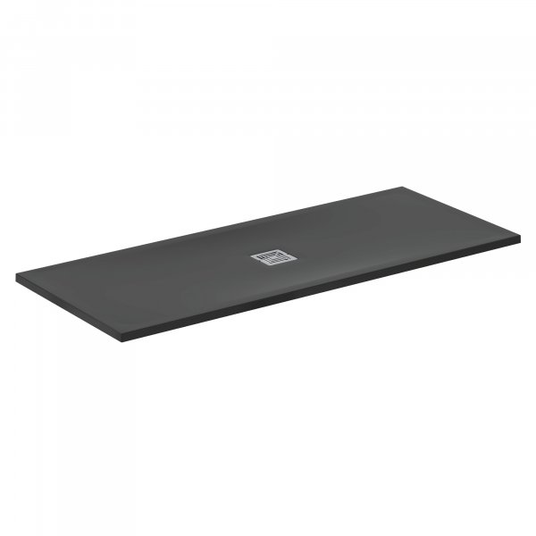 Ideal Standard Ultra Flat S+ 1700 x 700mm Black Rectangular Shower Tray