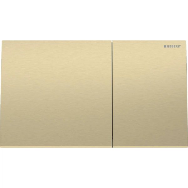 Geberit Sigma 70 Brushed Brass Dual Flush Plate