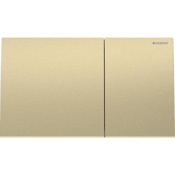 Geberit Sigma 70 Brushed Brass Dual Flush Plate