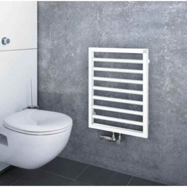 Zehnder Subway Towel Rail 613 x 450mm - White Ral9016