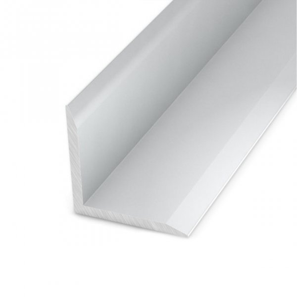 Zest Aluminium Internal Corner 2600mm x 12mm x 12mm For Use with 5mm Panels - Silver