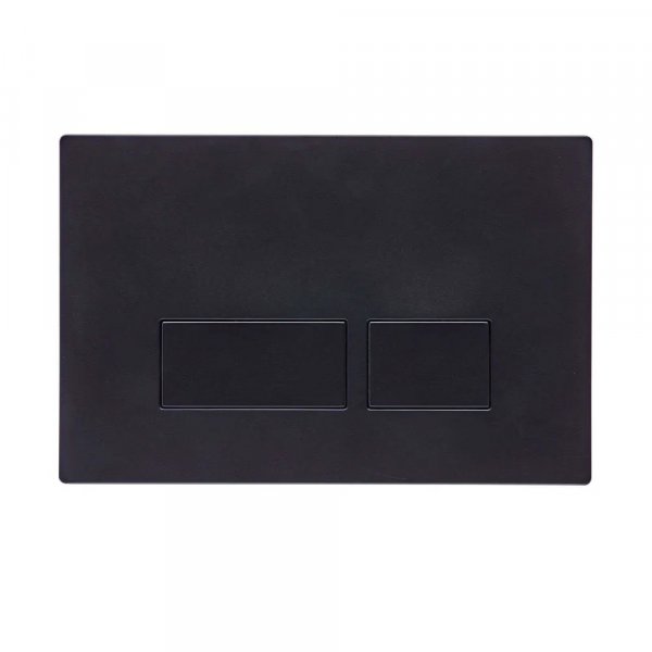 Tavistock Square Flush Plate - Black