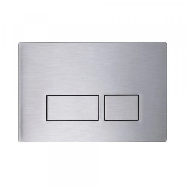 Tavistock Square Flush Plate - Stainless Steel