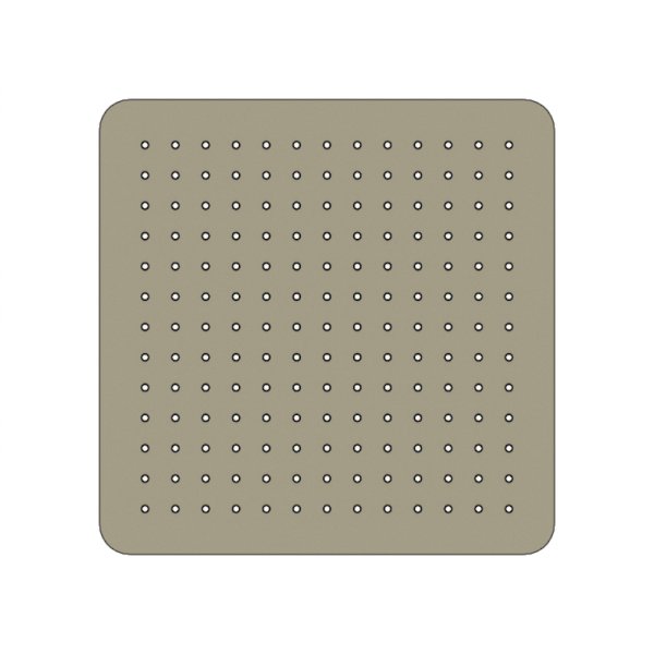 Abacus Emotion 300mm Ceiling Shower Head - Brushed Bronze