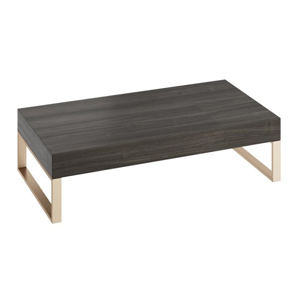 Abacus Concept Cloud 800mm Basin Shelf with Brushed Bronze Towel Hangers - Lava