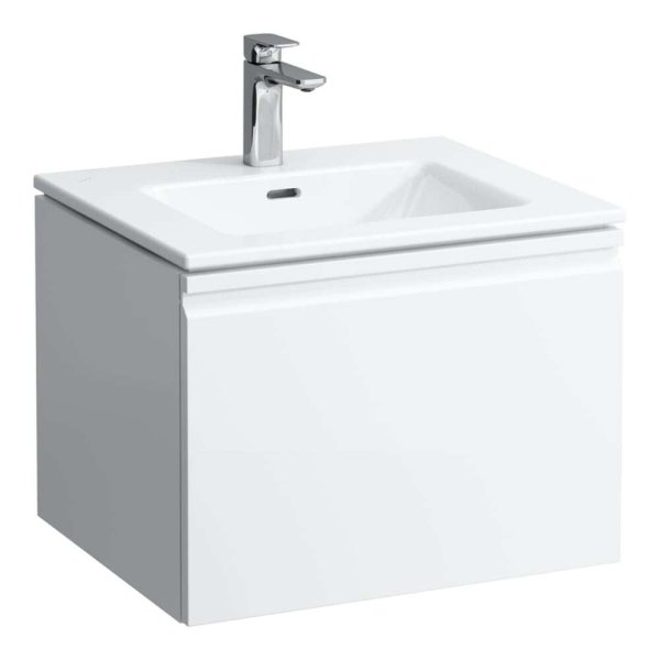 Laufen Pro S Laufen Pro S 600mm Slim Vanity Unit with 1 Drawer & Basin  - Matt White