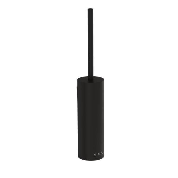 Vitra Origin Wall-Mounted Toilet Brush & Holder - Black