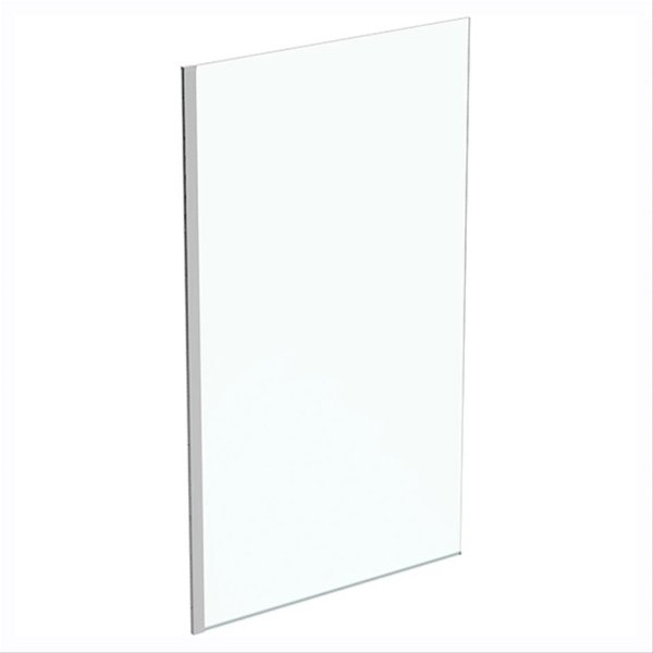 Ideal Standard i.life 1200mm Wetroom Panel with Bottom Profile - Bright Silver
