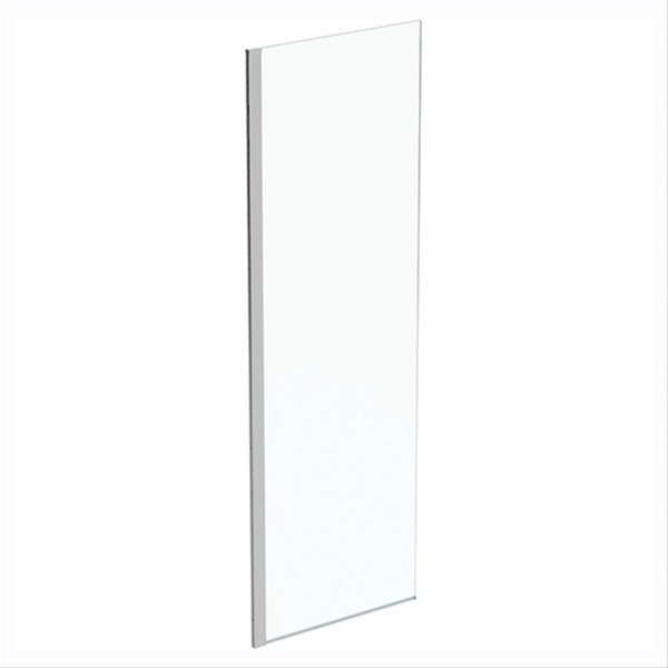 Ideal Standard i.life 700mm Wetroom Panel with Bottom Profile - Bright Silver