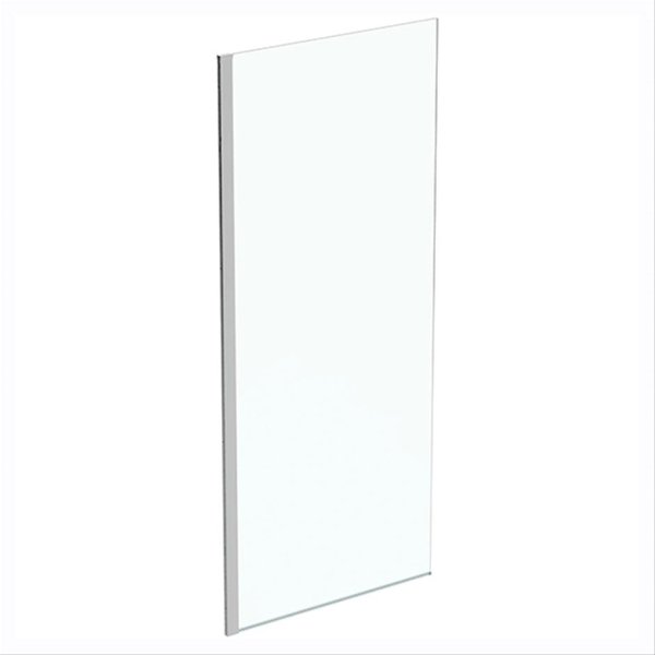 Ideal Standard i.life 900mm Wetroom Panel with Bottom Profile - Bright Silver