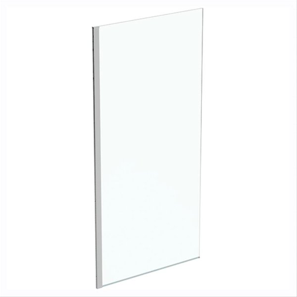 Ideal Standard i.life 1000mm Wetroom Panel with Bottom Profile - Bright Silver