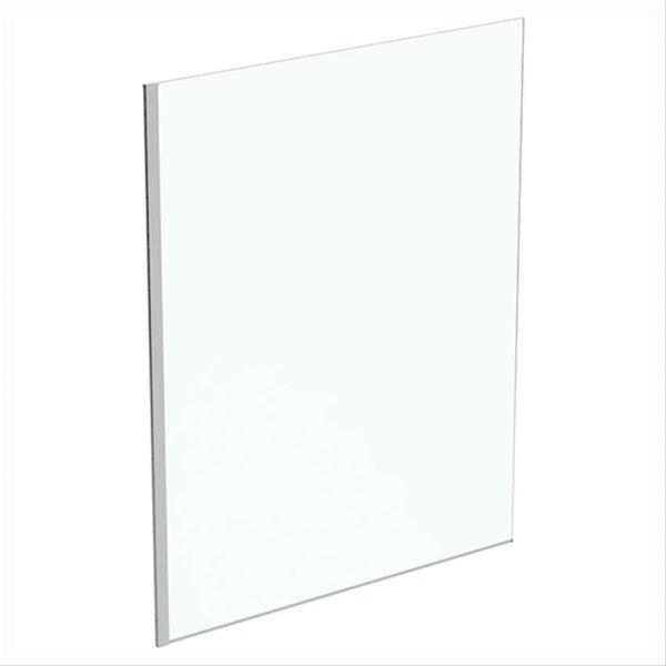 Ideal Standard i.life 1600mm Wetroom Panel with Bottom Profile - Bright Silver