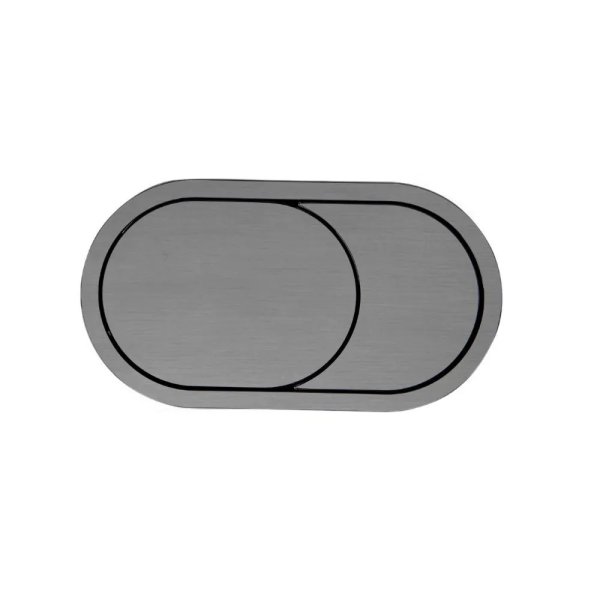 Tavistock Oval Toilet Flush Button - Gunmetal