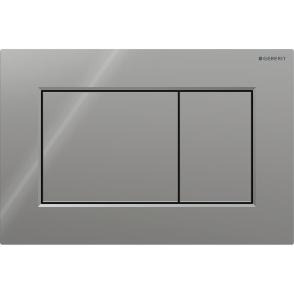 Geberit Sigma 01 Square Dual Flush Plate - Chrome