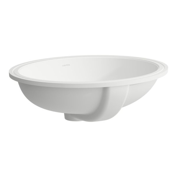 Laufen Savoy 500mm Oval Under-Countertop Basin - Matt White
