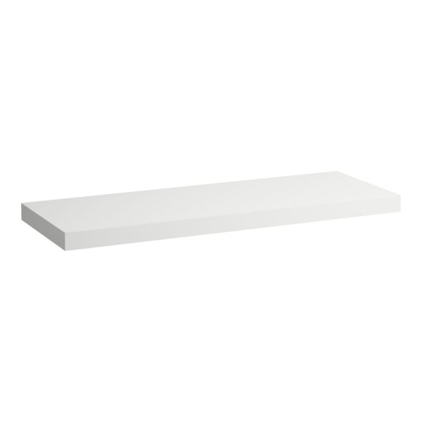 Laufen Lani 1400mm Countertop with Installation Brackets (without Cut-Out) - Matt White