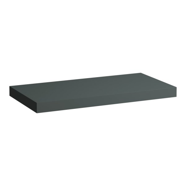 Laufen Lani 1000mm Countertop with Installation Brackets (without Cut-Out) - Traffic Grey
