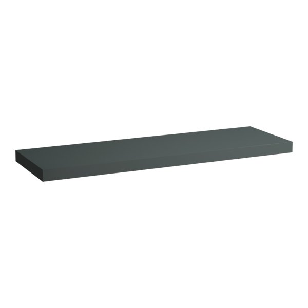 Laufen Lani 1600mm Countertop with Installation Brackets (without Cut-Out) - Traffic Grey