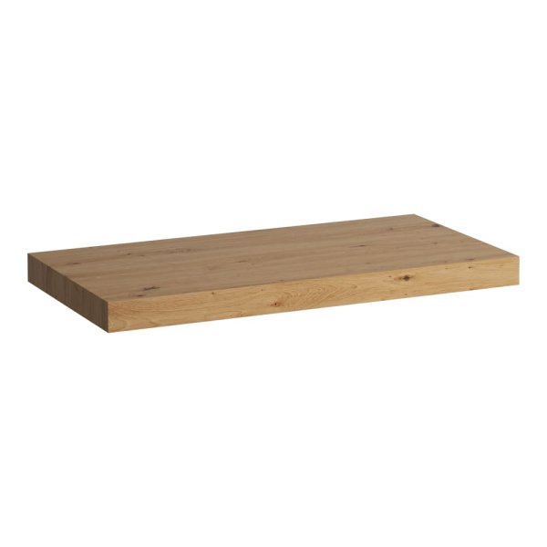 Laufen Lani 1000mm Countertop with Installation Brackets (without Cut-Out) - Wild Oak