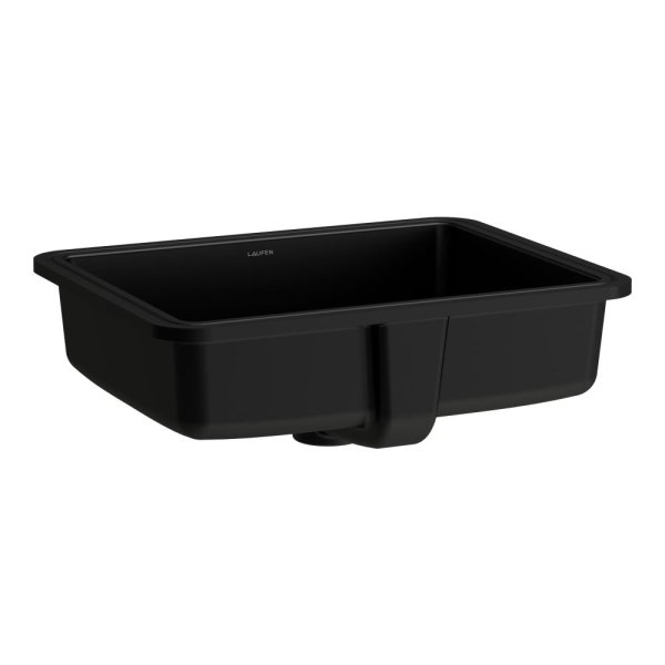 Laufen Savoy 440mm Square Under-Countertop Basin - Matt Black