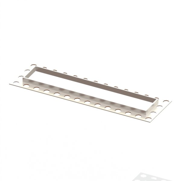Abacus Elements 300mm Linear Waste Finishing Trim - Stainless Steel