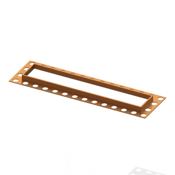 Abacus Elements 300mm Linear Waste Finishing Trim - Brushed Bronze