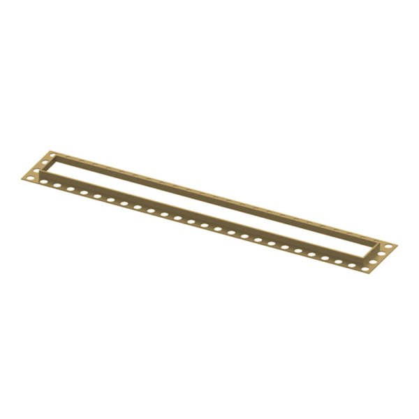 Abacus Elements 600mm Linear Waste Finishing Trim - Brushed Brass
