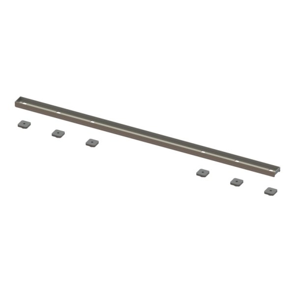 Abacus Elements 1000mm Linear Waste Cover Plate - Tileable