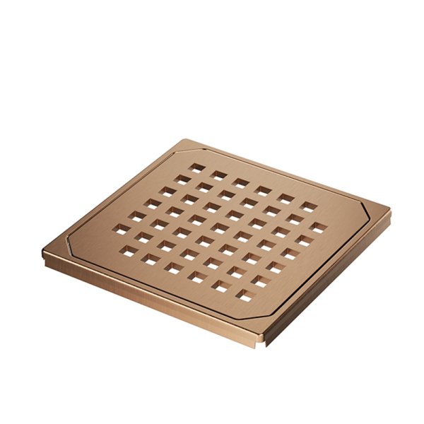 Abacus Elements Designer 120mm Drain Cover - Brushed Bronze
