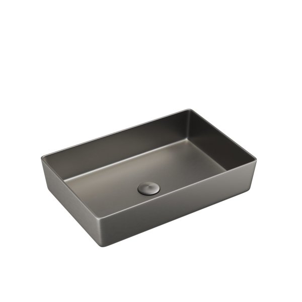 Scudo Core 520 x 340mm Countertop Basin - Gunmetal