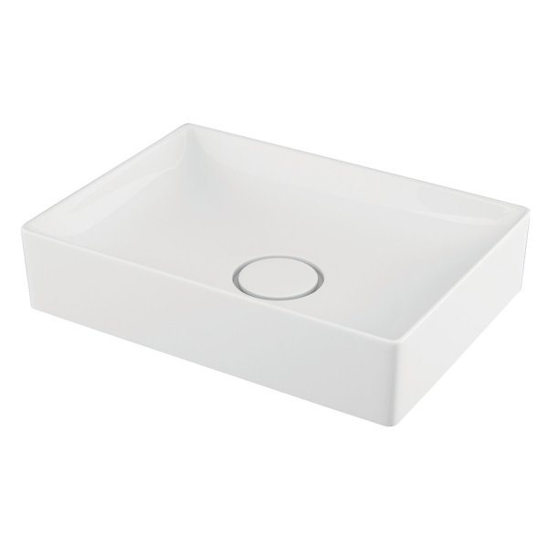 Scudo Stance Countertop Basin 500 x 360mm - White