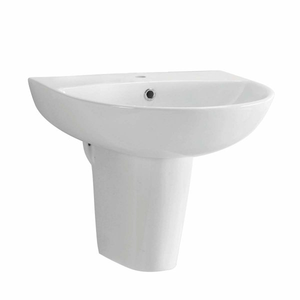 Scudo Deia / Belini 450 x 360mm 1 Tap Hole Basin - White