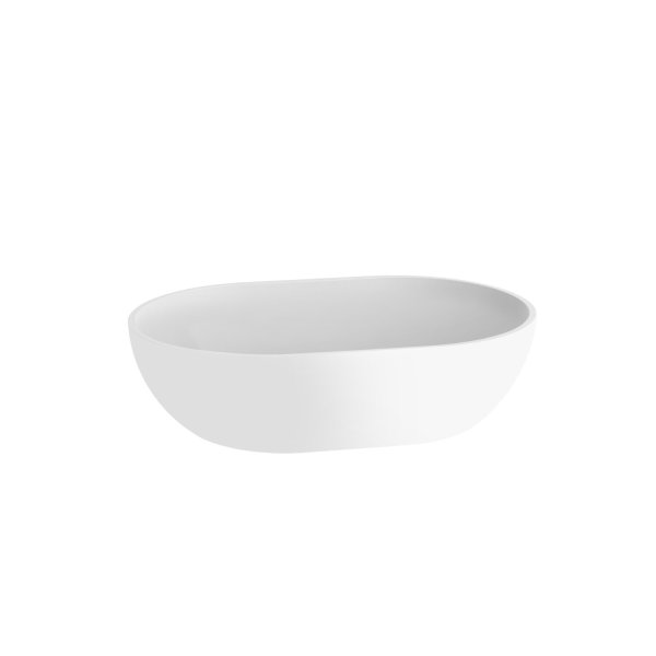 Scudo Neo 560 x 370mm Polymarble Countertop Basin - Matt White