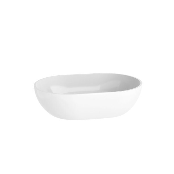 Scudo Neo 560 x 370mm Polymarble Countertop Basin - Gloss White