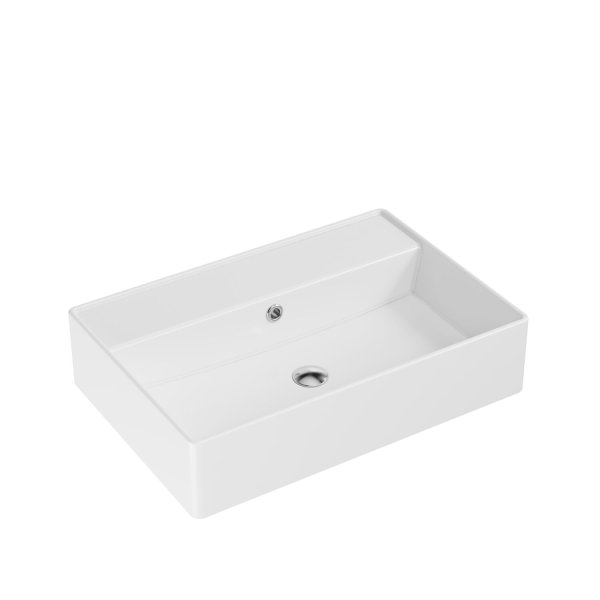 Scudo Riviera 560mm Countertop / Wall-Hung Basin - White