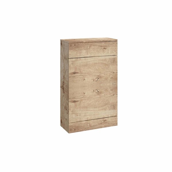 Scudo Ambience 500 x 245 x 828mm Floorstanding WC Unit - Rustic Oak