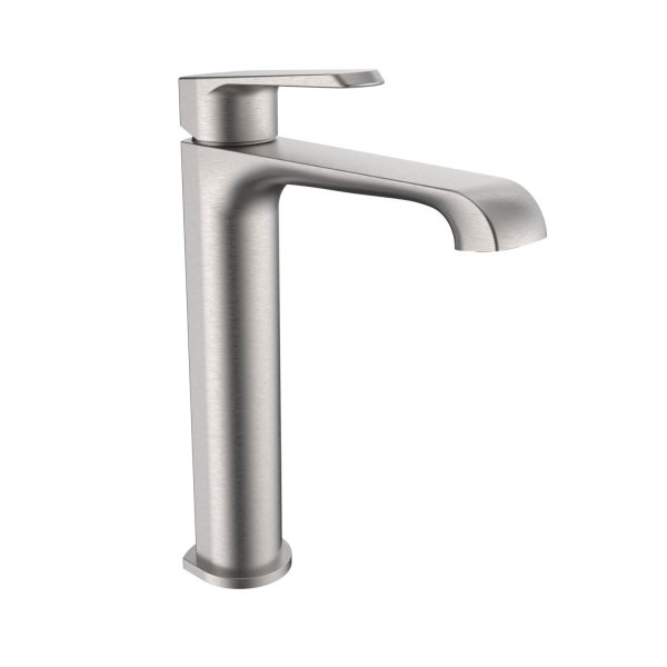 Scudo Montana Tall Mono Basin Mixer - Brushed Nickel