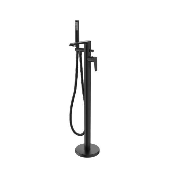 Scudo Montana Freestanding Bath/Shower Mixer - Matt Black