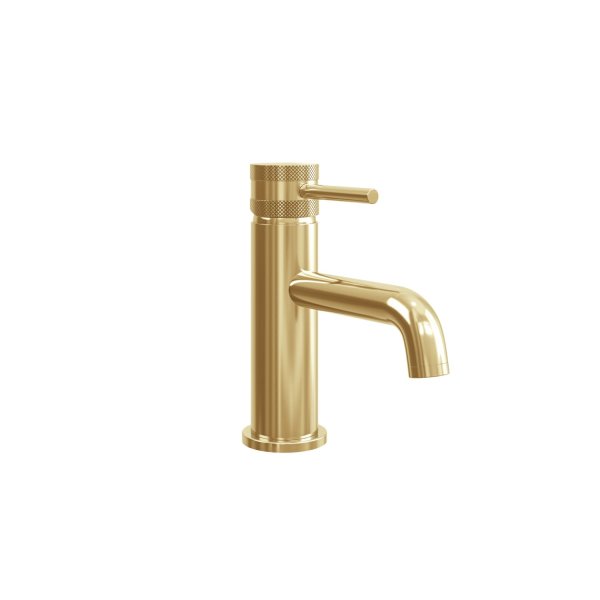 Scudo Core Mono Basin Mixer - Brushed Brass