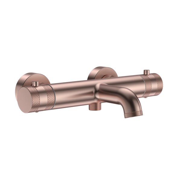 Scudo Core Wall-Mounted Bath/Shower Mixer - Brushed Bronze