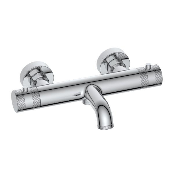 Scudo Core Wall-Mounted Bath/Shower Mixer - Chrome