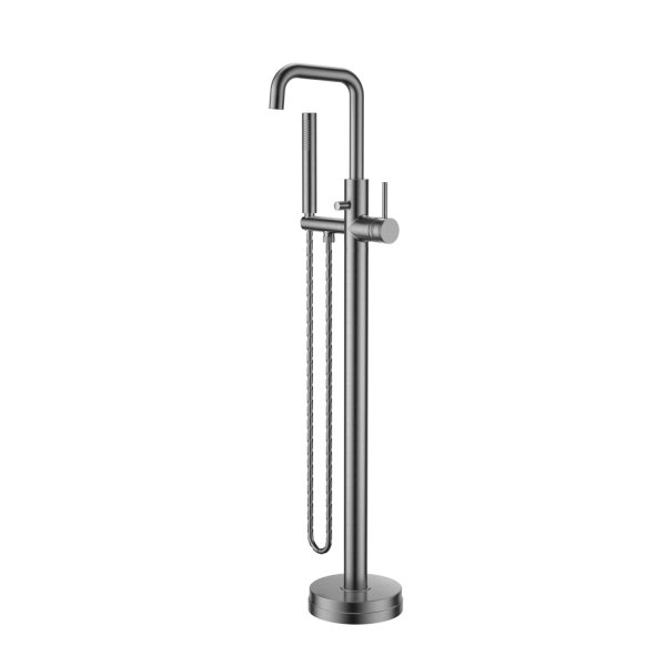 Scudo Core Freestanding Bath/Shower Mixer - Gunmetal