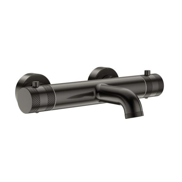 Scudo Core Wall-Mounted Bath Filler - Gunmetal