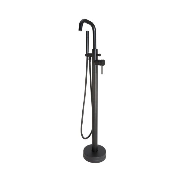 Scudo Core Freestanding Bath/Shower Mixer - Matt Black