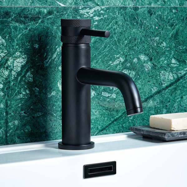 Scudo Core Mono Basin Mixer - Matt Black
