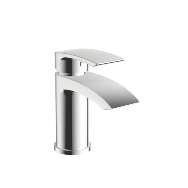 Scudo Belini Mono Basin Mixer with Push Waste - Chrome